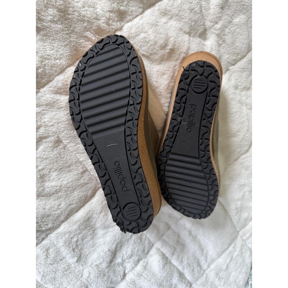 NWT Papillio Birkenstock Namica Wedge Slide Sandal Womens‎ 38 Metallic Gold - Picture 7 of 16